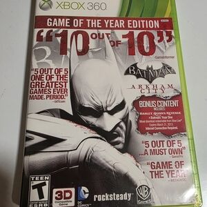 RockSteady Batman: Arkham City Game of the Year Edition - Xbox 360